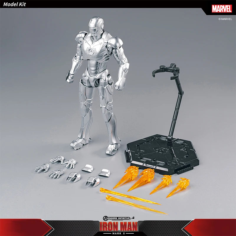 Fondjoy The Avengers Iron Man MK1 MK2 MK3 MK4 MK5 MK6 Assemble Toy Iron Man Model ABS Material 1/12 Action Figures Toy Boys Gift