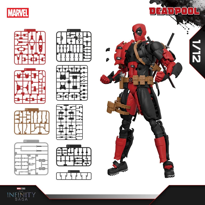 New ZD Toys Deadpool & Wolverine Model 7in 1/10 Action Figures Wolverine Model Marvel Superheroes Collection Ornaments Boy Gifts
