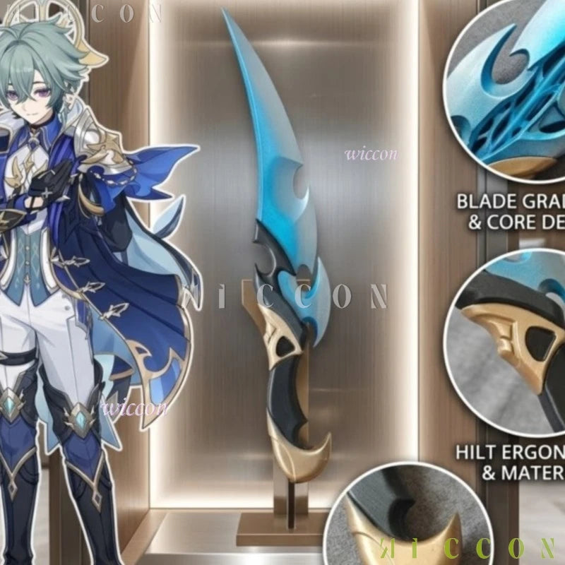 Anime cosplay Genshin Impact Lohen Cosplay Props Anime Game Same Style Restores Character Shape Rich disfraz mujer 코스튬