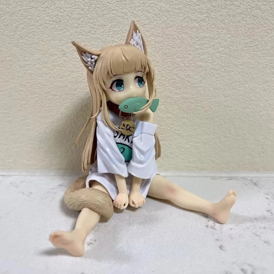 My Cat Is a Lovely Girl Anime Girl Figures Cat Ear Girl Kawaii Action Figure Collection Figurines Cute Model Doll Gift Kids Toys