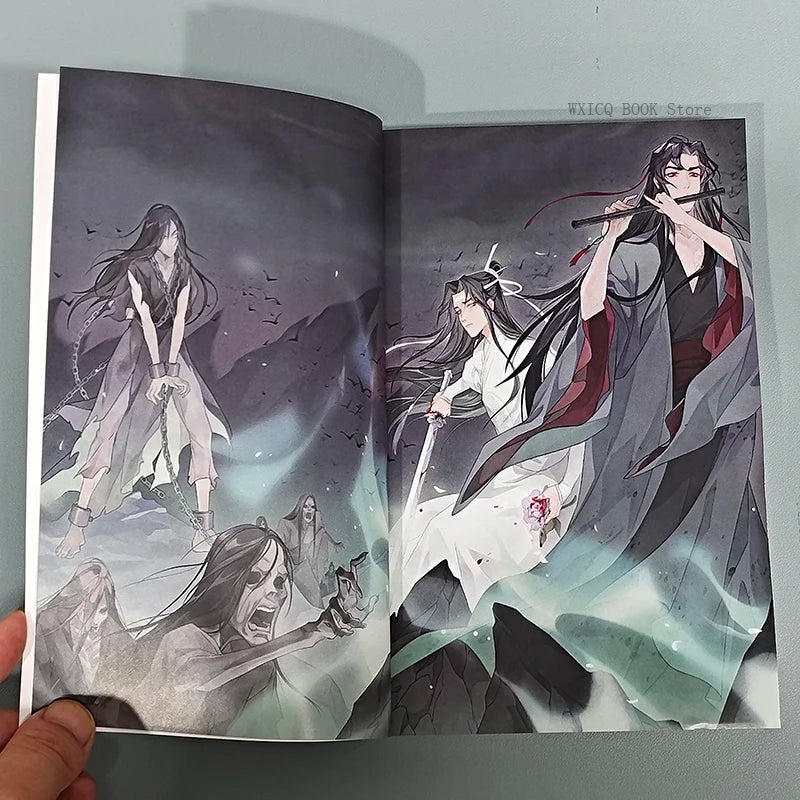 Volume 1-5 English comic book grandmaster of demonie cultivation Dan Mei fantasy novel MO DAO ZU SHI libros de manga  books