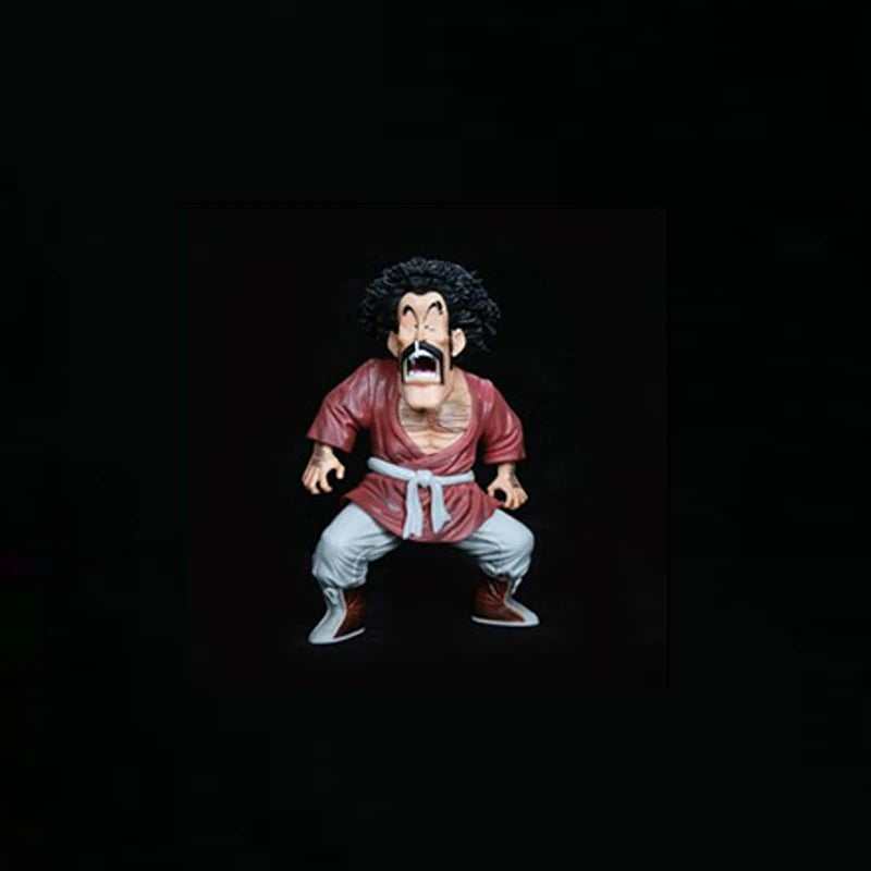 Dragon Ball Anime Mister Satan Figures Replace Head Hercule Action Figure Two Headed Funny Statue Model Collection Christmas Toy