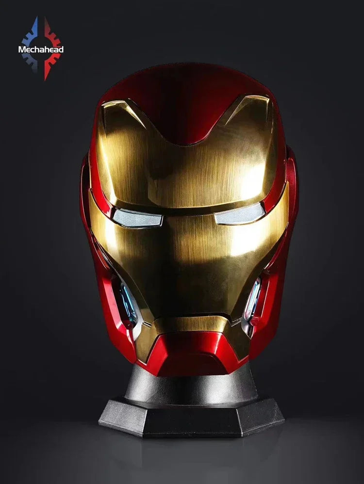1:1 Iron Man Mk50 Mk17helmet Wearable Voice-Activated Deformation Helmet Around Marvel Animation Derivatives Model Toy Gift