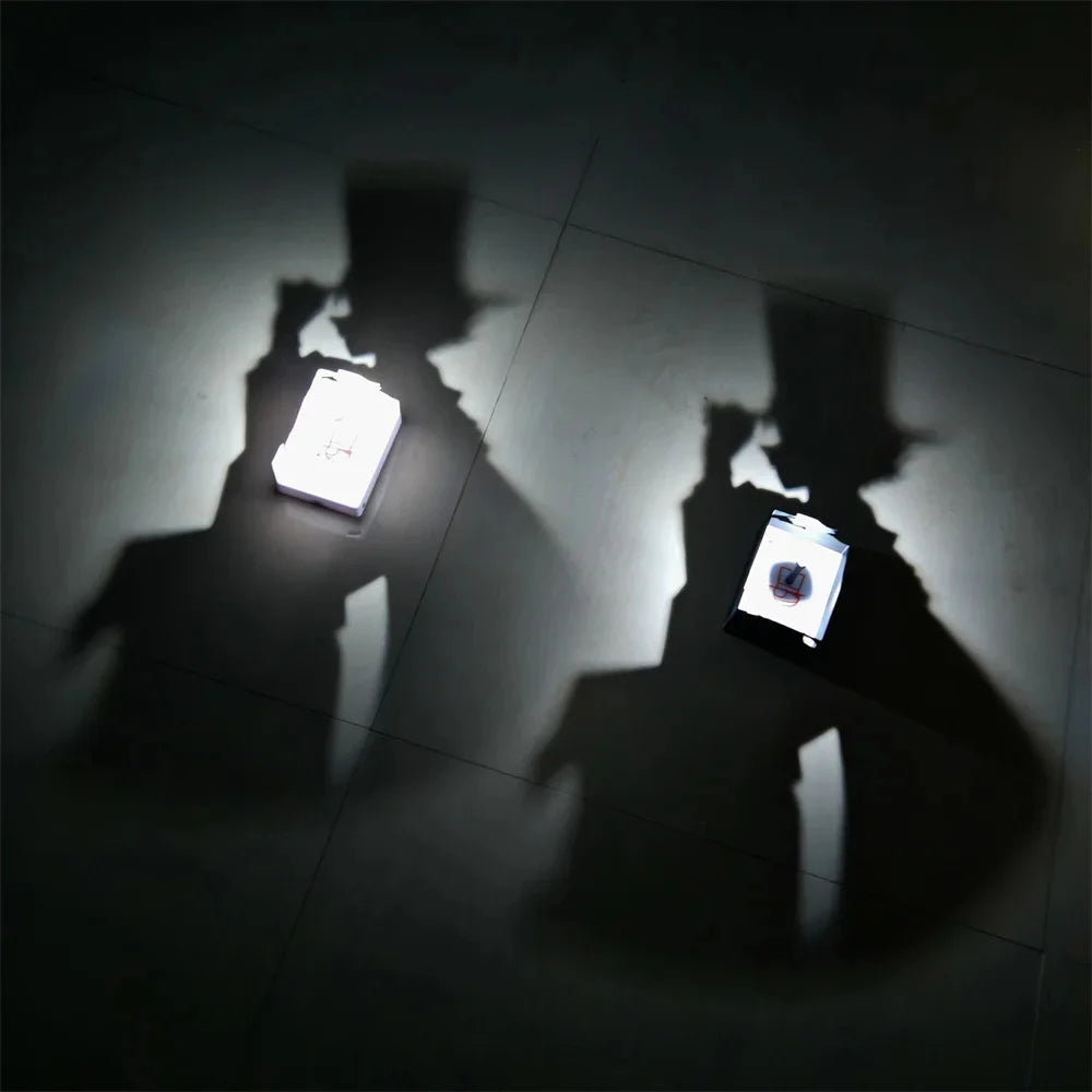 LED Anime Shadow Projection Lamp Creative Silhouette Night Light Room Decor Atmosphere Lamp Gift Anime Fans Bedroom Party Decor