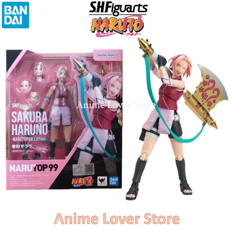 Bandai SHF Naruto Uzumaki Naruto Uchiha Sasuke Madara Haruno Sakura Hatake Kakashi Jiraiya Orochimaru Anime Figures