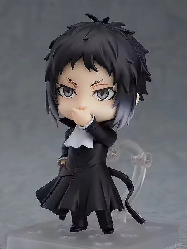 Q Version Dazai Osamu Figure Ryunosuke Akutagawa 1191 Chuya Nakahara Figure 657 676 Bungo Stray Dogs Action Figures Toys Gifts