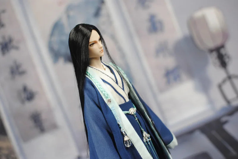 30cm Doll Chinese Ancient Costume Accessories 1/6 Male BJD Doll Figures Flexible Body Boy Doll Long Hair Boyfriend Toys Gift