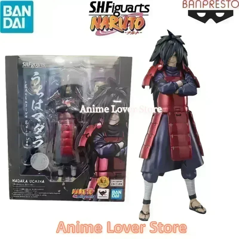 Bandai SHF Naruto Uzumaki Naruto Uchiha Sasuke Madara Haruno Sakura Hatake Kakashi Jiraiya Orochimaru Anime Figures