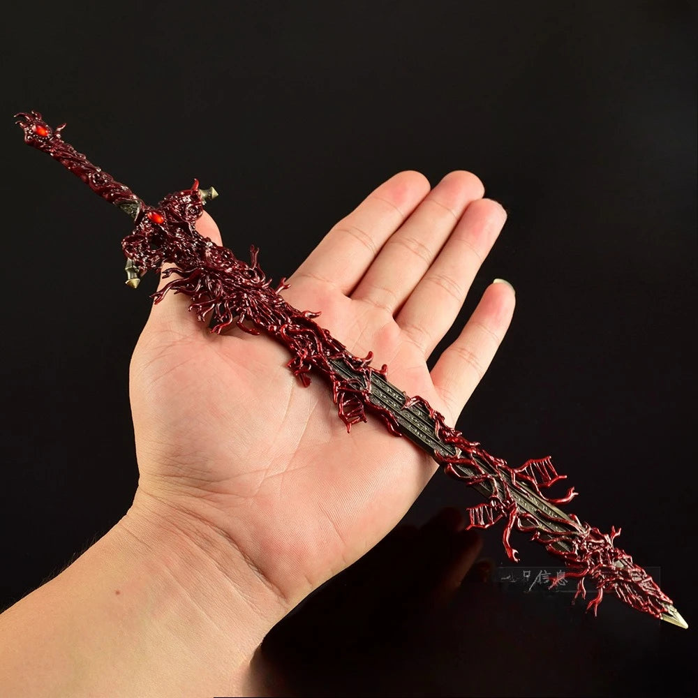 30CM Blasphemous Blade Game Peripheral Rykard Model All-metal Ornaments Sword Desktop Ornament Decoration Gift Collections Toy