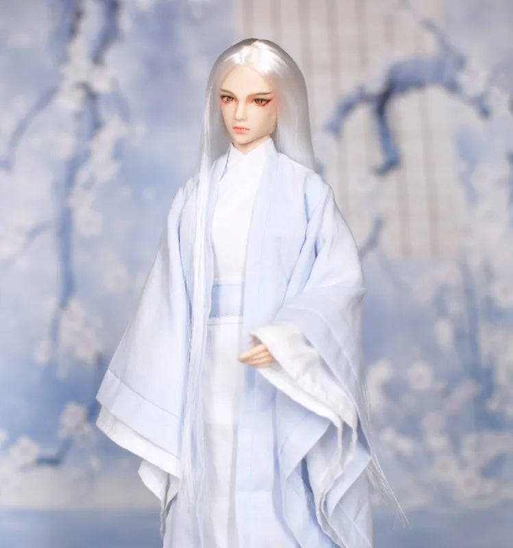 30cm Doll Chinese Ancient Costume Accessories 1/6 Male BJD Doll Figures Flexible Body Boy Doll Long Hair Boyfriend Toys Gift