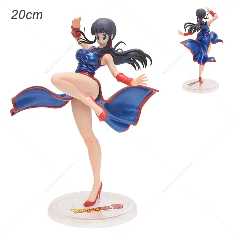12 Style Anime Dragon Ball Z Kawaii Girls Action Figures Bulma Launch Chichi Android 18 Majin Buu Figurine Model Collectible Toy