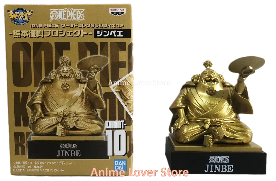 Bandai Original One Piece WCF Kumamoto Revival Plan Luffy Zoro Sanji Nami Usopp Robin Jinbe Chopper Anime Figures Toys for Kids