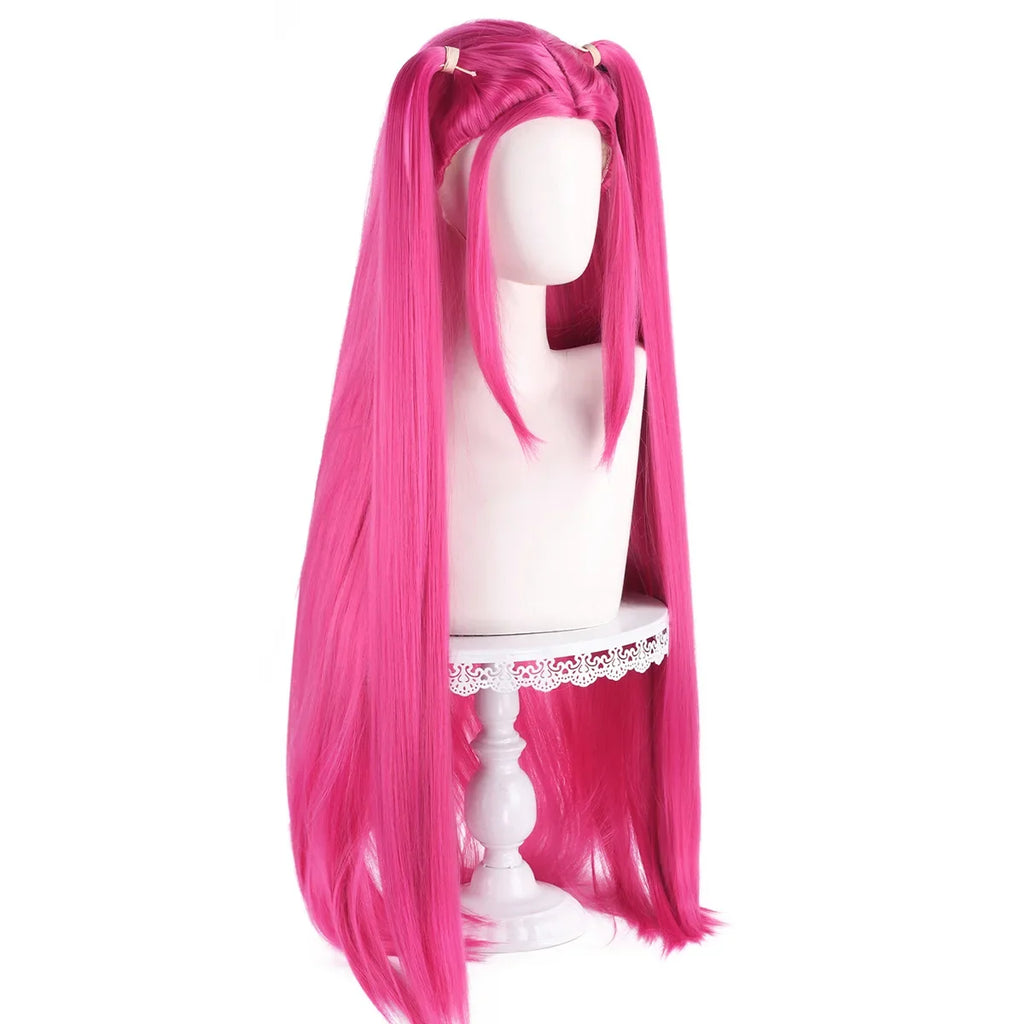 Cosplay Wig  Mir-a Rum-i Zo-e Purple Black Red Long Hair Heat Resistant Synthetic Wigs Carnival Props