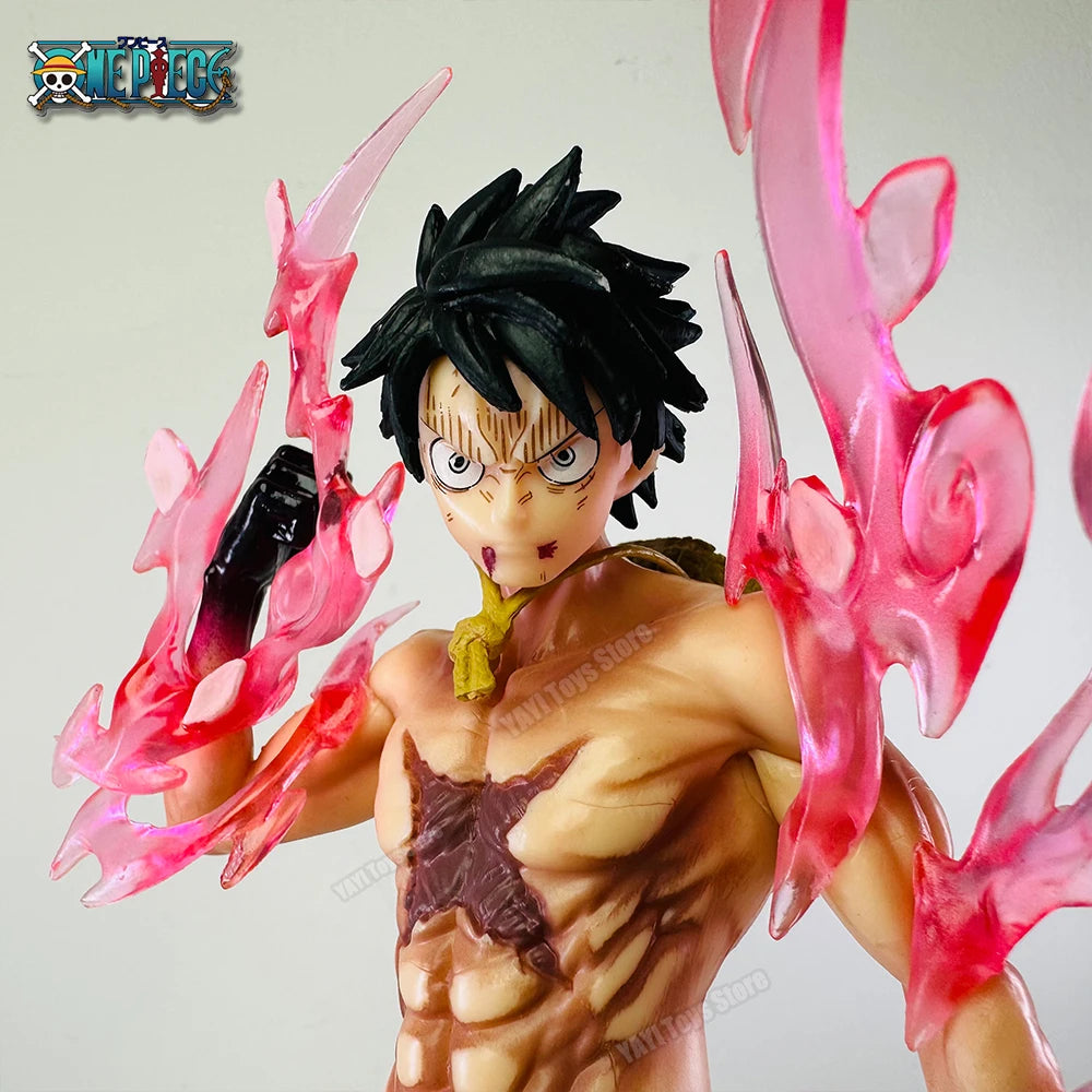 Luffy Flowing Cherry Figure