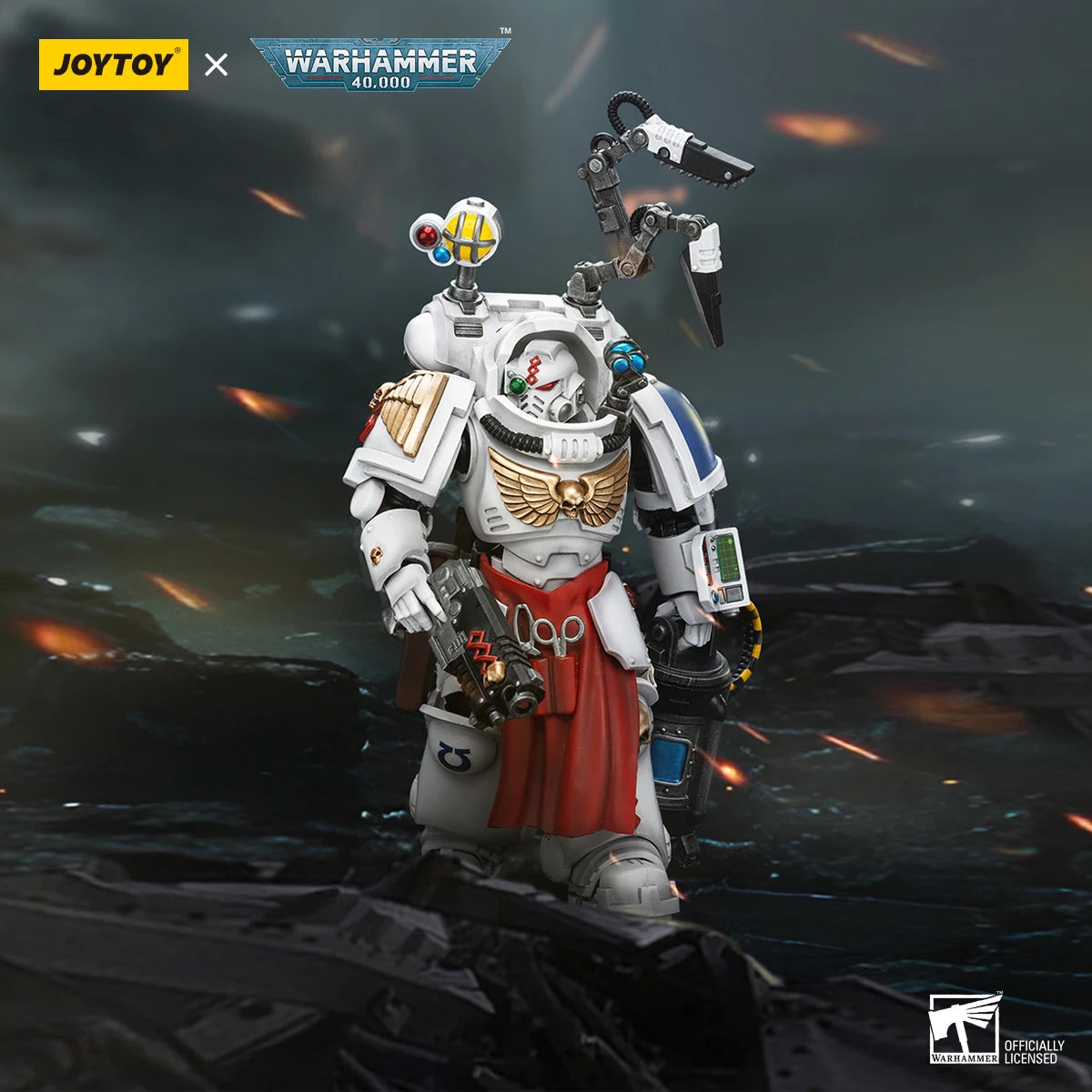 [Pre Order]JOYTOY Warhammer 40K 1/18 Action Figure Ultramarines Apothecary Biologis Anime figures Toys Collection