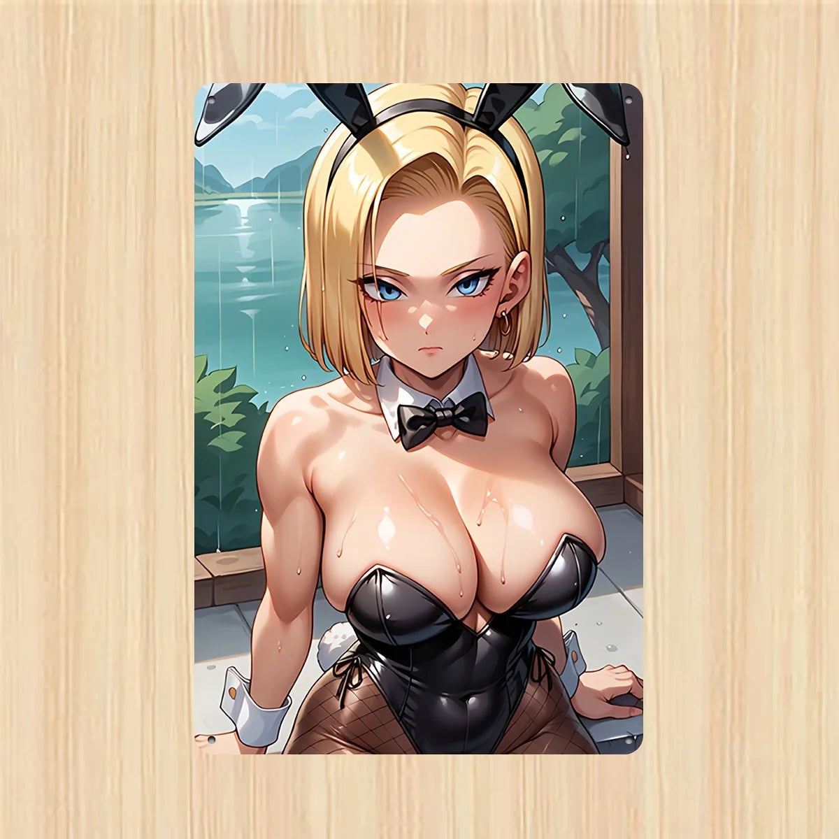 Android 18 Metal Poster