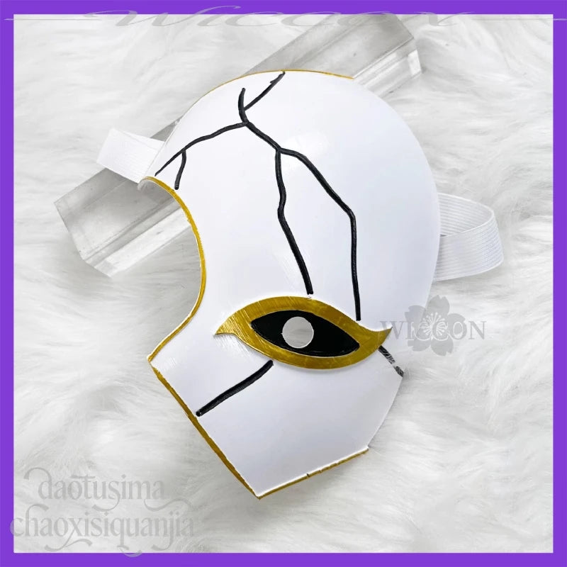 Anime Game Limbus Company Cosplay Rien 3D Polylactic Acid Half Mask Fa ...