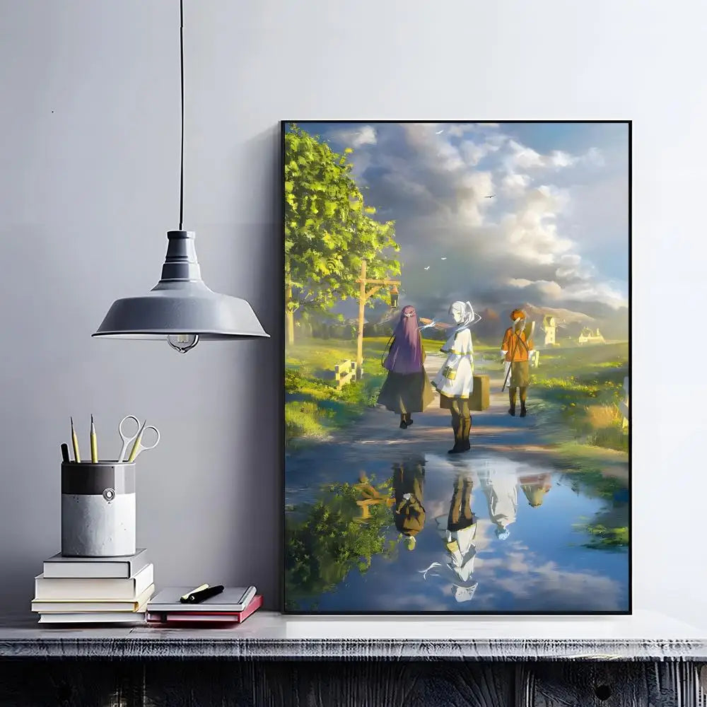 Frieren Retro Anime Poster