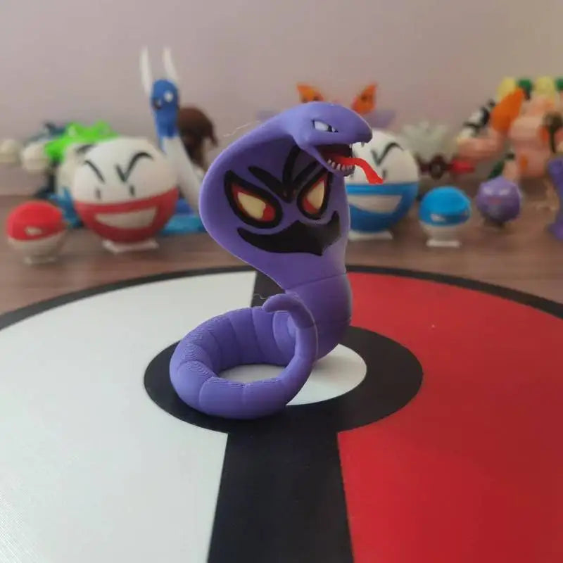 Cartoon Anime Figures Arbok Ekans Proportion World 1:20 Diy 3D Printing Kawaii Character Desktop Model Kids Toys Gifts