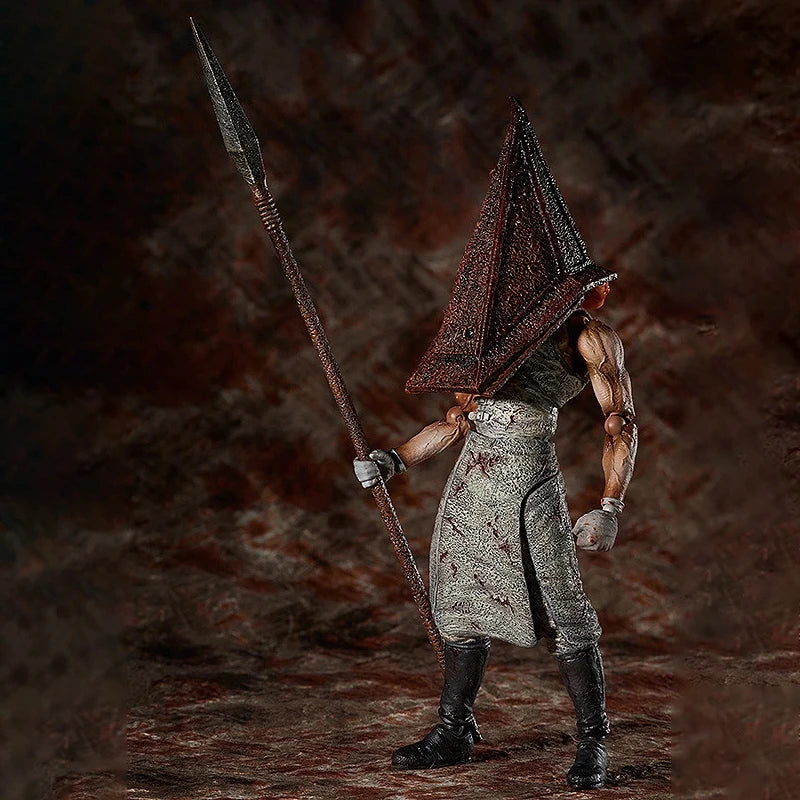 17cm Figma Sp-055 Silent Hill Revelation 3D Figure Red Pyramid Thing Action Figures PVC Collection Pyramid Head Model Toys Gifts