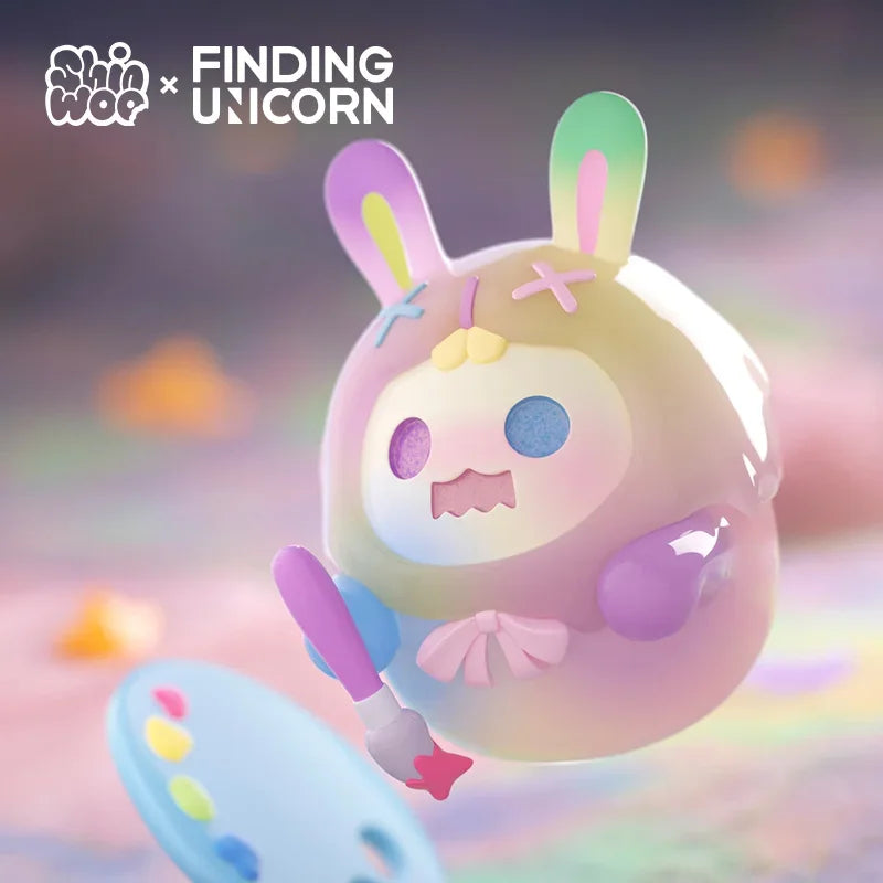ShinWoo The Lonely Moon Series  Cute Action Anime Figures Dolls Kawaii Toys Gift figure Toy