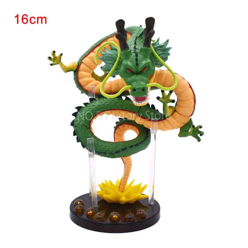New DBZ Anime Shenlong Led Action Figures Set Night Lights Shenrou Crystal Balls Shelf Figurine Model Xmas Gift Toys
