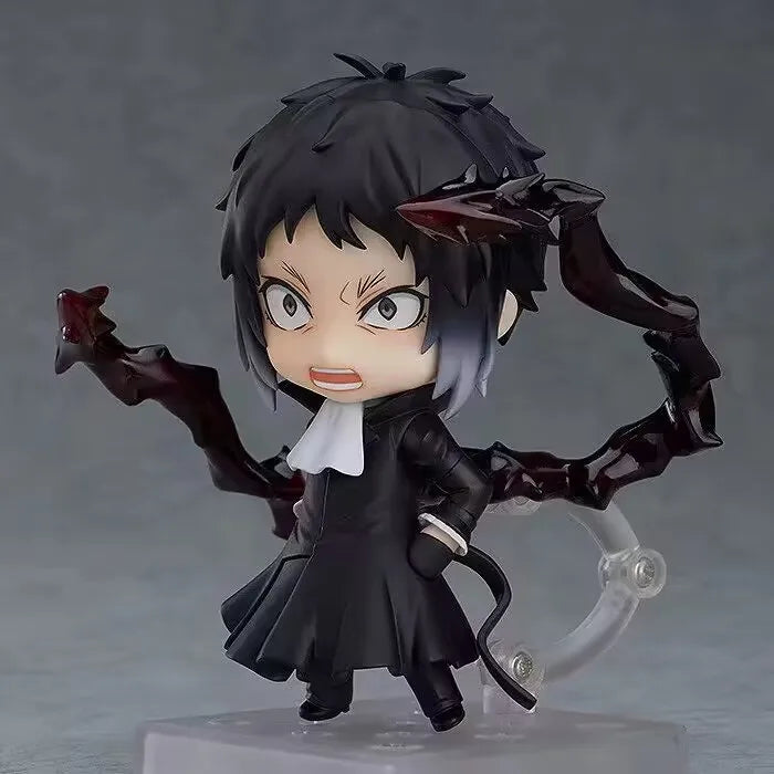 Q Version Dazai Osamu Figure Ryunosuke Akutagawa 1191 Chuya Nakahara Figure 657 676 Bungo Stray Dogs Action Figures Toys Gifts