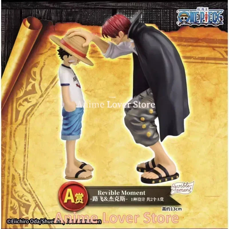 Bandai Original One Piece Ichiban Kuji Shanks Straw Hat Luffy Law Corazon Robin Olvia Yamato Anime Figures Toys for Kids Gift