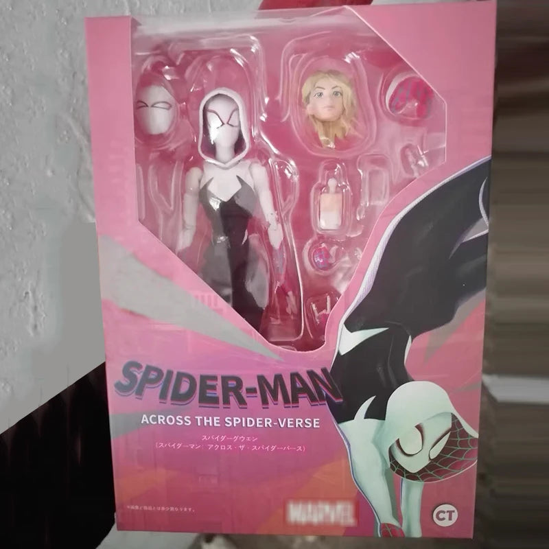 Spiderman 2099 Ct Action Figure Across The Universe S.H.Figuarts Miguel O'Hara Spiderman Miles Morales Gwen Stacy Figures Toys