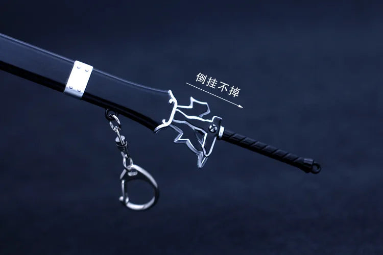 Sword Art Online 22CM Elucidator Anime Kirito Weapon Yuuki Asuna Green Rose Sword Real Steel Katana SAQ Japanese Catanas Toys