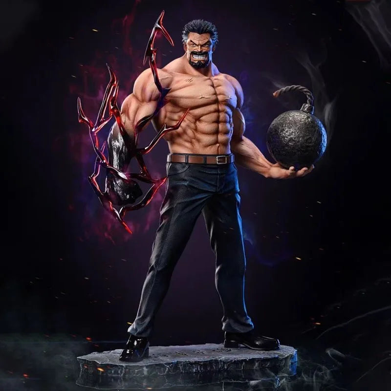 26cm Anime One Piece Figures Monkey D Garp Standing Posture GK Sculpture Scene Action Figurine PVC Ornament Toy Gift Model Decor