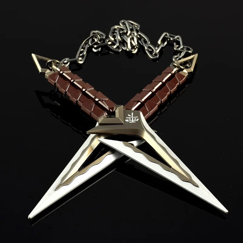 6.3in Valorant Katana Swords Real Size Japanese Samurai Sabre Alloy Knife Sword Anime Cosplay Prop Katana Home Decoration Gift