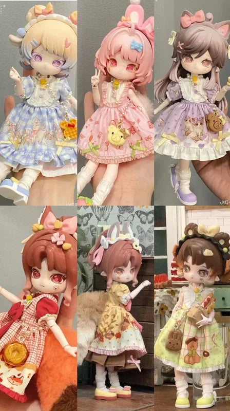New Come4free Miniy The Jungle Book Series Ob11 1/12 Bjd 20cm Cute Action Anime Figures Dolls Kawaii Toys