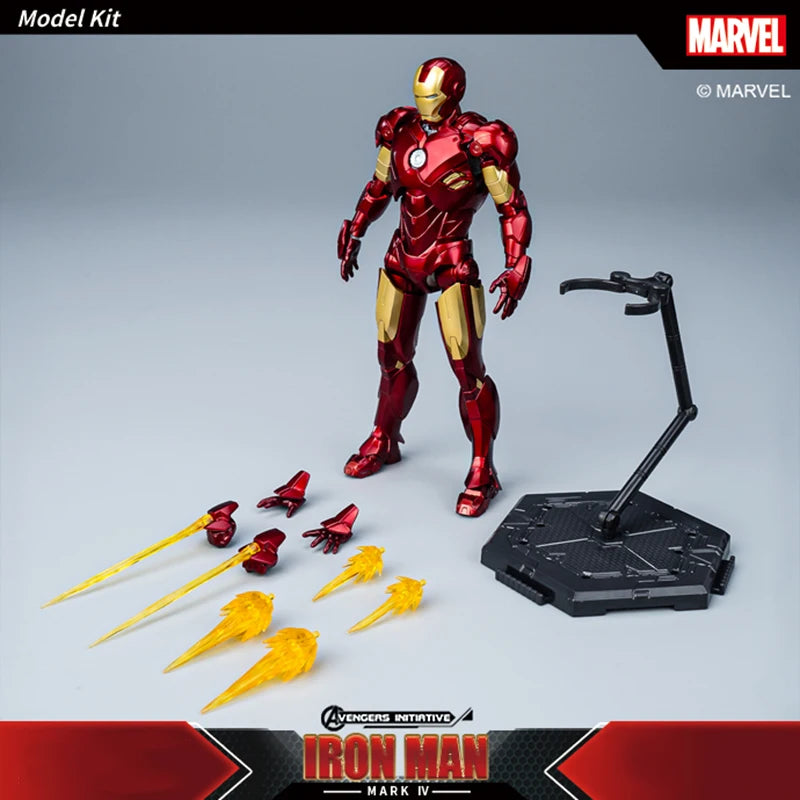 Fondjoy The Avengers Iron Man MK1 MK2 MK3 MK4 MK5 MK6 Assemble Toy Iron Man Model ABS Material 1/12 Action Figures Toy Boys Gift