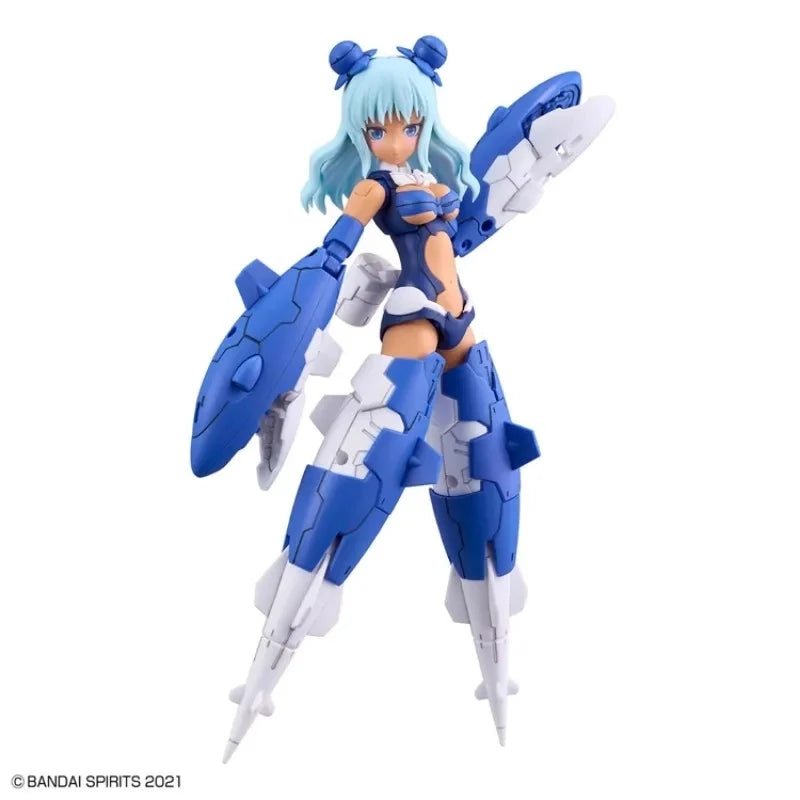 Bandai Original Genuine 30 Minutes Sisters Yufia Eliene Stipla Laranel Siana Farina Neverlia Rishetta Palyton Models Toy Figures