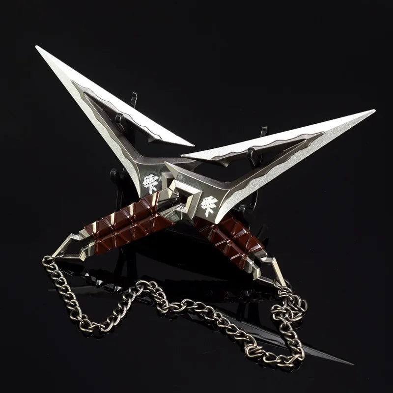 6.3in Valorant Katana Swords Real Size Japanese Samurai Sabre Alloy Knife Sword Anime Cosplay Prop Katana Home Decoration Gift