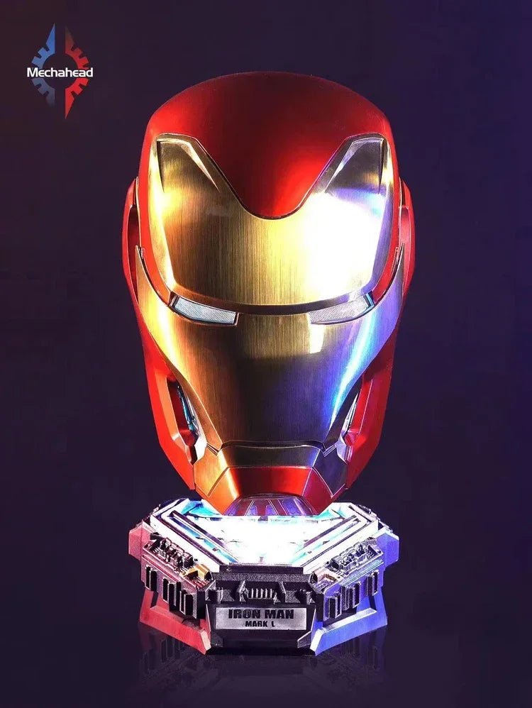 1:1 Iron Man Mk50 Mk17helmet Wearable Voice-Activated Deformation Helmet Around Marvel Animation Derivatives Model Toy Gift
