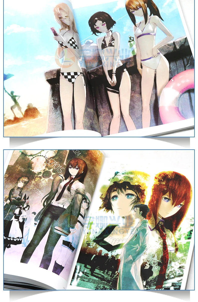 "Steins;Gate Artbook" Artbook Game Book Japanese Anime Character Setting Artbook