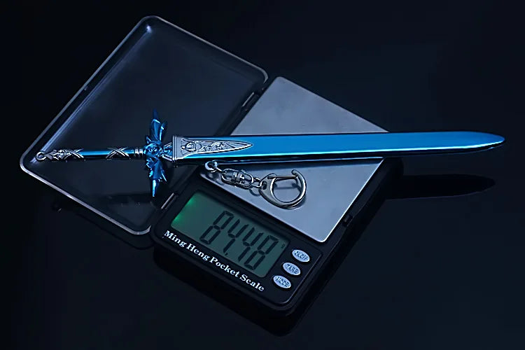 Sword Art Online 22CM Elucidator Anime Kirito Weapon Yuuki Asuna Green Rose Sword Real Steel Katana SAQ Japanese Catanas Toys