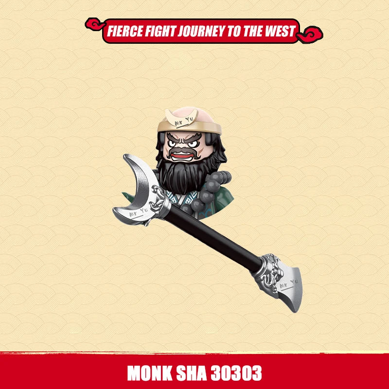 New Journey To Thewest Chinese Movie Anime DIY Mini Figures Weapons Model Building Blocks Kids Toys Gifts For Boys Girls Juguete
