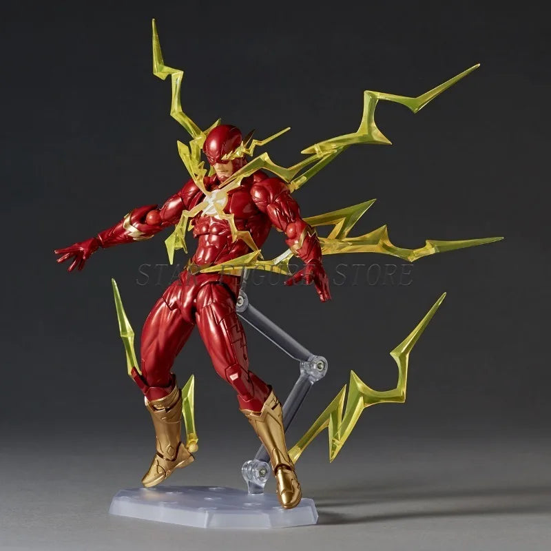 Amazing Yamaguchi Flash Spider-man Action Figure PVC Movable Collectible Toys Revoltech Black Panther Flashpoint Figures Model