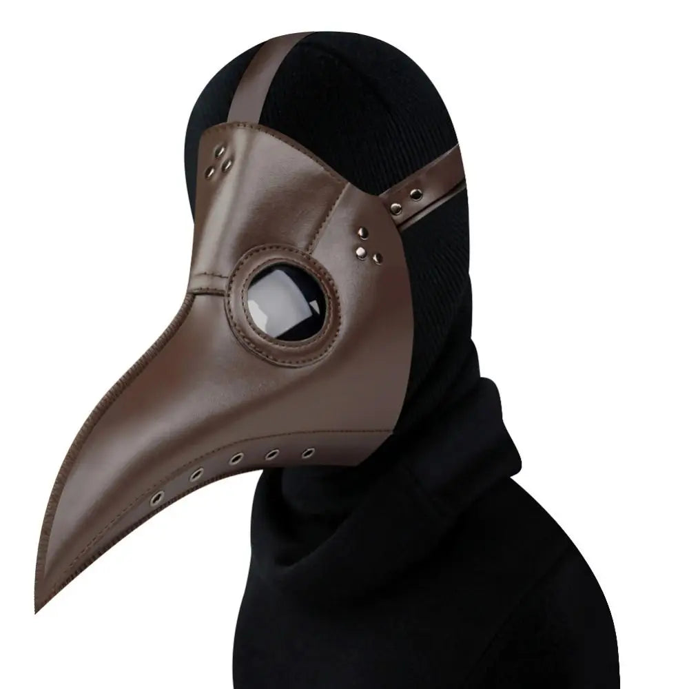 Cosplay Props Long Nose Beak Steampunk Bird Mask Cartoon Funny Plague Doctor Mask Plastic Halloween Bird Mask Nightclub