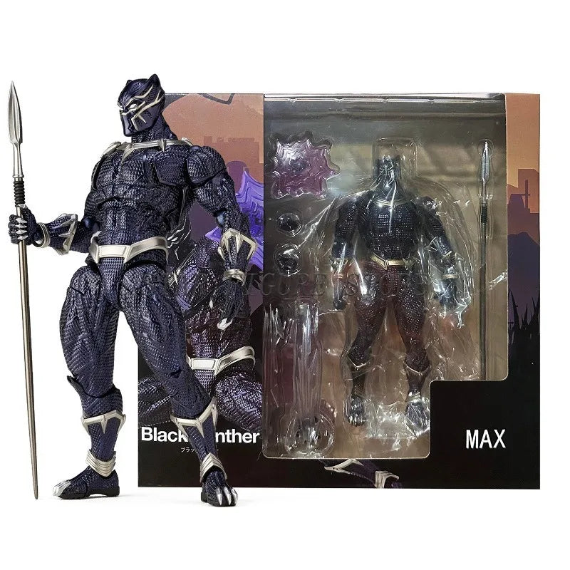 Amazing Yamaguchi Flash Spider-man Action Figure PVC Movable Collectible Toys Revoltech Black Panther Flashpoint Figures Model