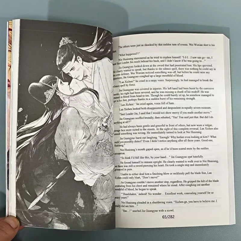 Volume 1-5 English comic book grandmaster of demonie cultivation Dan Mei fantasy novel MO DAO ZU SHI libros de manga  books
