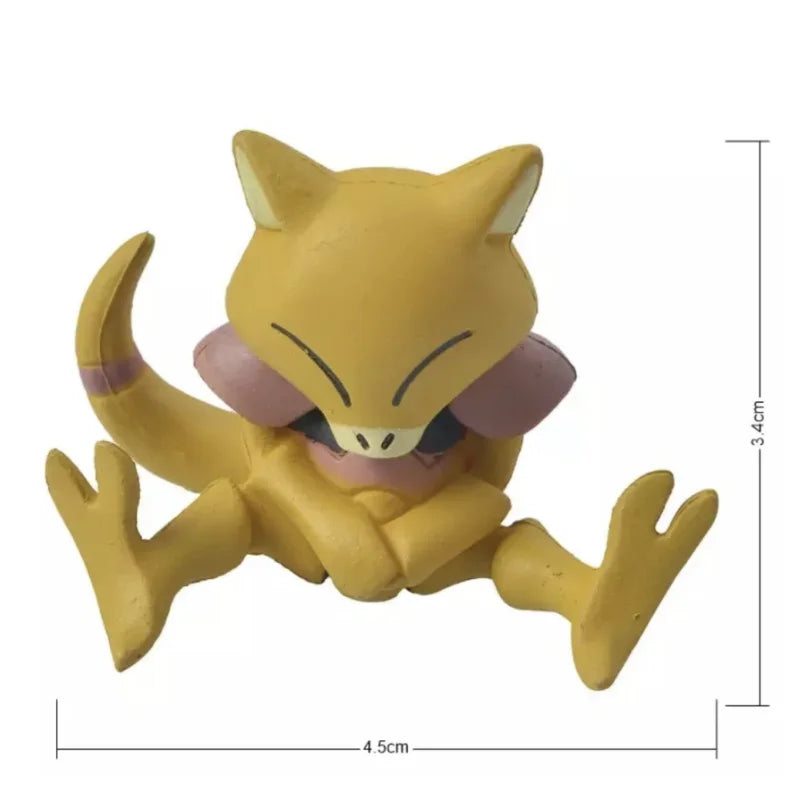 TOMY WCT Super Cute Pokemon Figures Kawaii Pikachu Piplup Vulpix Meowth Cubone Marshadow Axew Keldeo Mini 4cm Children toys