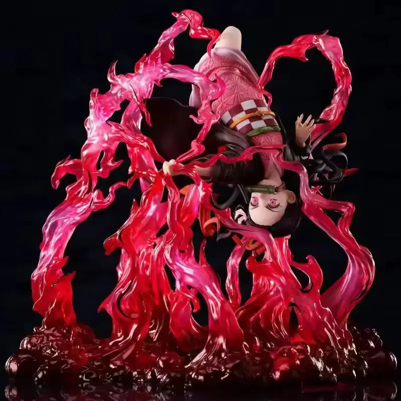 Hot Ghost Annihilation Blade Gk Blood Ghost Art, Bloody Bean Special Effect Scene Model, Cartoon Desktop Ornament Handmade