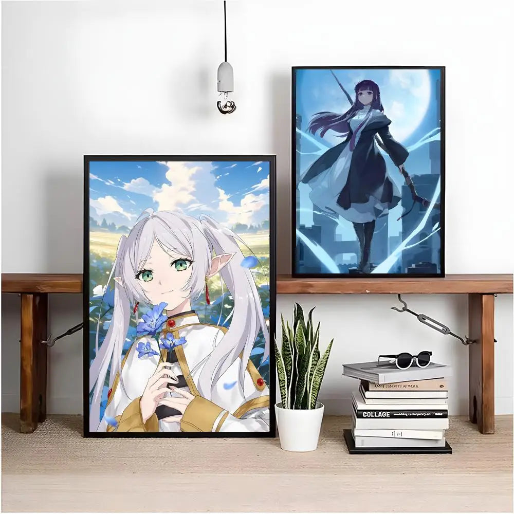 Frieren Retro Anime Poster