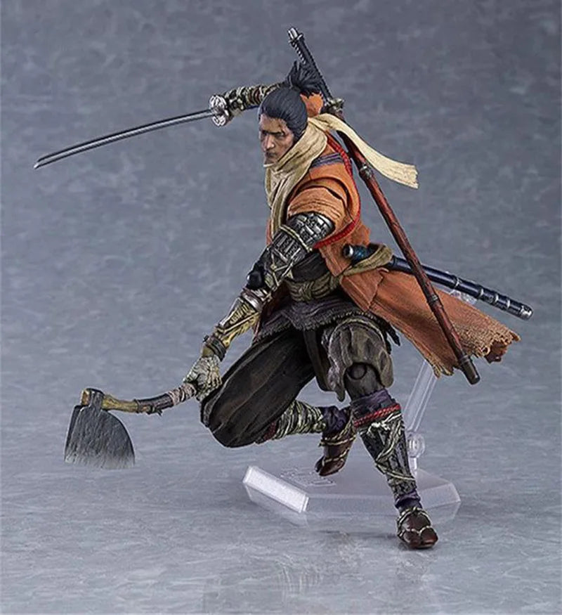 Anime Figma 483-DX Game SEKIRO Figure Shadows Die Twice Action Figures SEKIRO Sword Shadows Die Twice Model Toys Birthday Gifts
