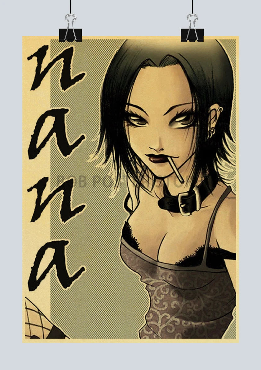 NANA Retro Kraft Paper Poster