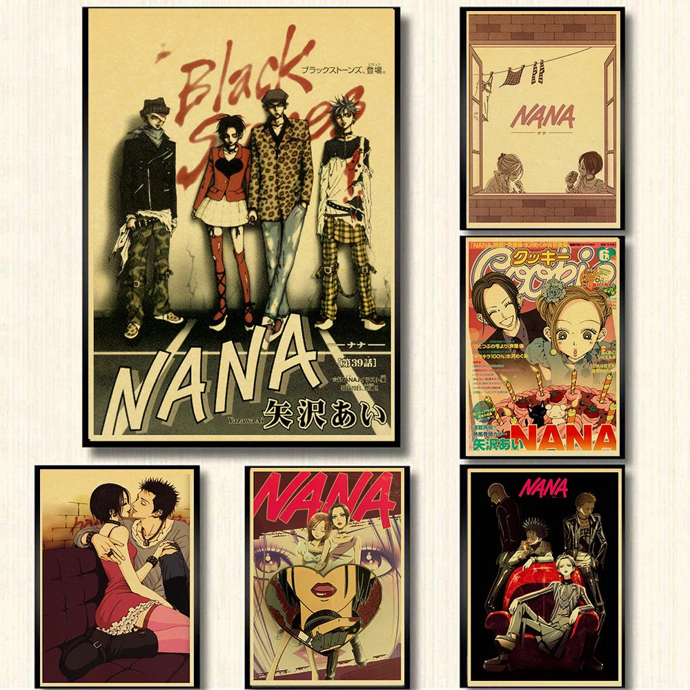 NANA Retro Kraft Paper Poster